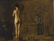 Thomas Eakins William Rush Carving His Allegorical Figure of the Schuylkill River France oil painting artist